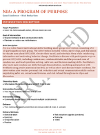 NIA A Program of Purpose
