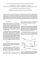 Stress Measurement of a Jointed Rock Mass During Drift Development