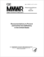 Morbidity and Mortality Weekly Report Recommendations and Reports April 3 1998  Vol 47  No RR3