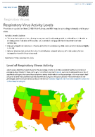 Respiratory Virus Activity Levels