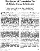 Identification Of Transmission Foci Of Hydatid Disease In California