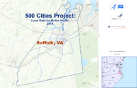 500 Cities Project Local Data for Better Health 2014 Suffolk VA