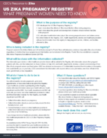 US Zika Pregnancy Registry What Pregnant Women Need to Know January 20 2017