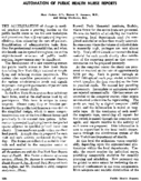 Automation of public health nurse reports