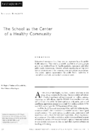 The school as the center of a healthy community