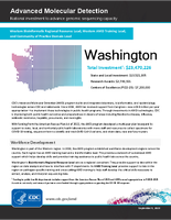 Advanced Molecular Detection National investment to advance genomic sequencing capacity Washington September 5 2023