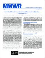 Interim Guidelines for Prevention of Sexual Transmission of Zika Virus  United States 2016