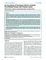 No Association of Xenotropic Murine Leukemia VirusRelated Viruses with Prostate Cancer