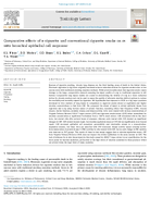 Comparative Effects of ECigarette and Conventional Cigarette Smoke on In Vitro Bronchial Epithelial Cell Responses