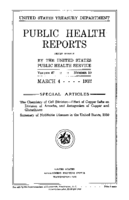 Public Health Reports  v 47 no 10  cover