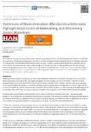 Outbreaks of nontuberculous Mycobacteria infections highlight importance of maintaining and monitoring dental waterlines