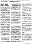 PROGRAMS PRACTICES PEOPLE