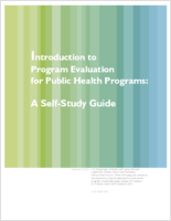 Introduction to Program Evaluation for Public Health Programs A SelfStudy Guide
