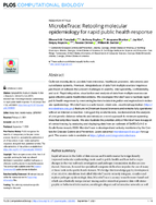MicrobeTrace Retooling molecular epidemiology for rapid public health response