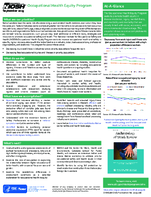 NIOSH Occupational Health Equity Program 201909