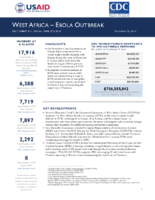 West Africa  Ebola Outbreak Fact Sheet  11 Fiscal Year FY 2015