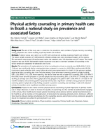 Physical activity counseling in primary health care in Brazil a national study on prevalence and associated factors