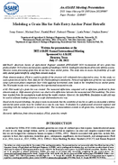 Modeling a Grain Bin for Safe Entry Anchor Point Retrofit