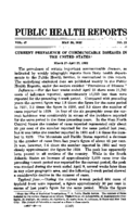 Public health reports  v 47 no 21 MAY 20 1932