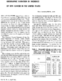 Geographic variation in incidence of skin cancer in the United States