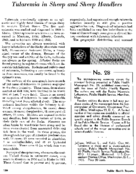 Tularemia in sheep and sheep handlers