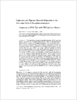 Lightinduced pigment granule migration in the retinular cells of Drosophila melanogaster Comparison of wild type with ERGdefective mutants