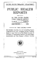 Public Health Reports  v 47 no 50  cover
