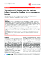 Vaccination with dengue viruslike particles induces humoral and cellular immune responses in mice