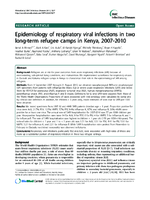 Epidemiology of respiratory viral infections in two longterm refugee camps in Kenya 20072010