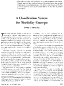A classification system for morbidity concepts