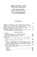 Public Health Reports  v 65 no 7  table of contents