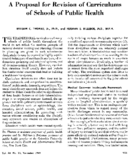 A Proposal For Revision Of Curriculums Of Schools Of Public Health