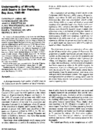 Underreporting of minority AIDS deaths in San Francisco Bay area 198586