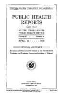 Public Health Report  v 47 no 16  cover