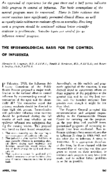 The Epidemiological basis for the control of influenza