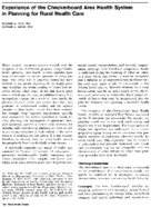 Experience of the Checkerboard Area Health System in planning for rural health care