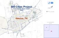 500 Cities Project Local Data for Better Health 2014 Odessa TX