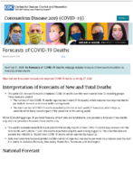 Coronavirus Disease 2019 COVID19 Forecasts of Total Deaths Updated July 31 2020