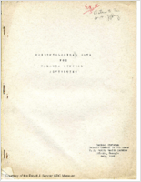 Epidemiological data for malaria control activities