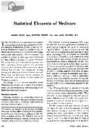 Statistical Elements Of Medicare