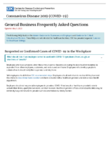 General business frequently asked questions updated April 20 2020