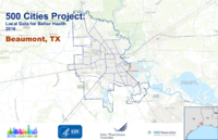500 Cities Project Local Data for Better Health 2016 Beaumont TX