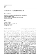 Aerosol Fundamentals 1993