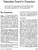 Tuberculosis control in ConnecticutNine briefs