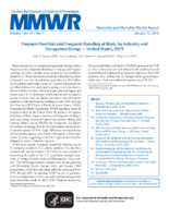 MMWR Morbidity and Mortality Weekly Report Vol 67 No 1 January 12 2018