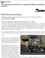 NIOSH Research Rounds Volume 1 Number 1 July 2015