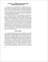 Leadership In Escape From Underground Mine Fires Behavioral And Organizational Dimensions Of Underground Mine Fires