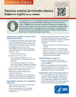 Vacuna contra la viruela smica mpox en ingls vacuna JYNNEOS