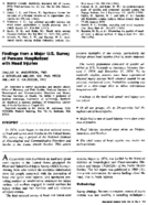Findings From A Major Us Survey Of Persons Hospitalized With Head Injuries