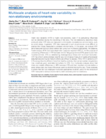 Multiscale analysis of heart rate variability in nonstationary environments